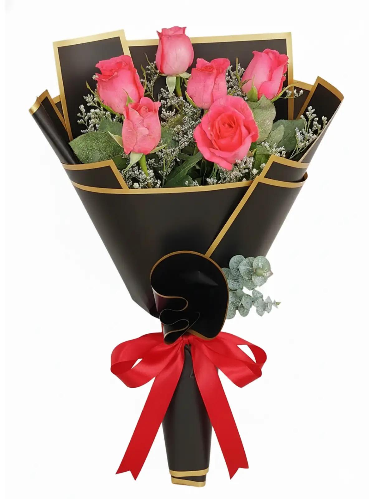 Premium Pink Rose Bouquet