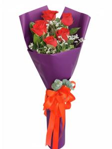 Vibrant Red Rose Delight